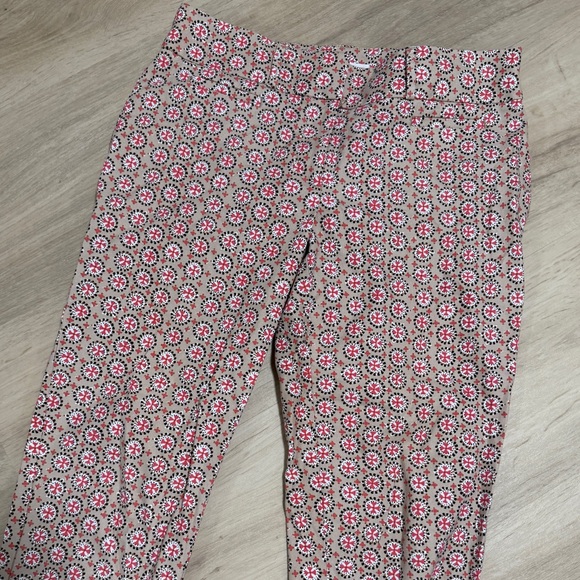 LOFT Ankle Riviera Patterned Print Pant - Picture 2 of 5